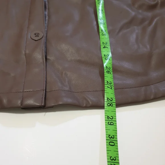 Pleather Shacket - Picture 5 of 5